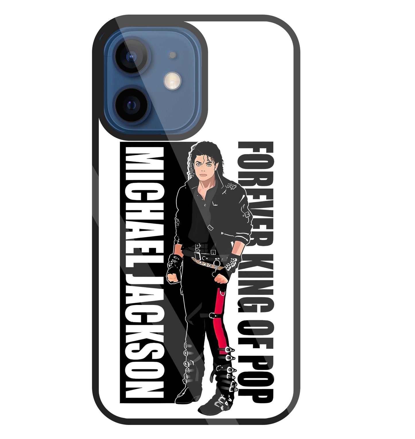 Michael Jackson King Of Pop Glass Case For Apple iPhone 12 Mini