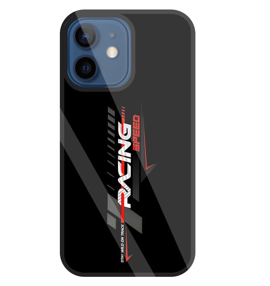 Racing Speed Glass Case For Apple iPhone 12 Mini