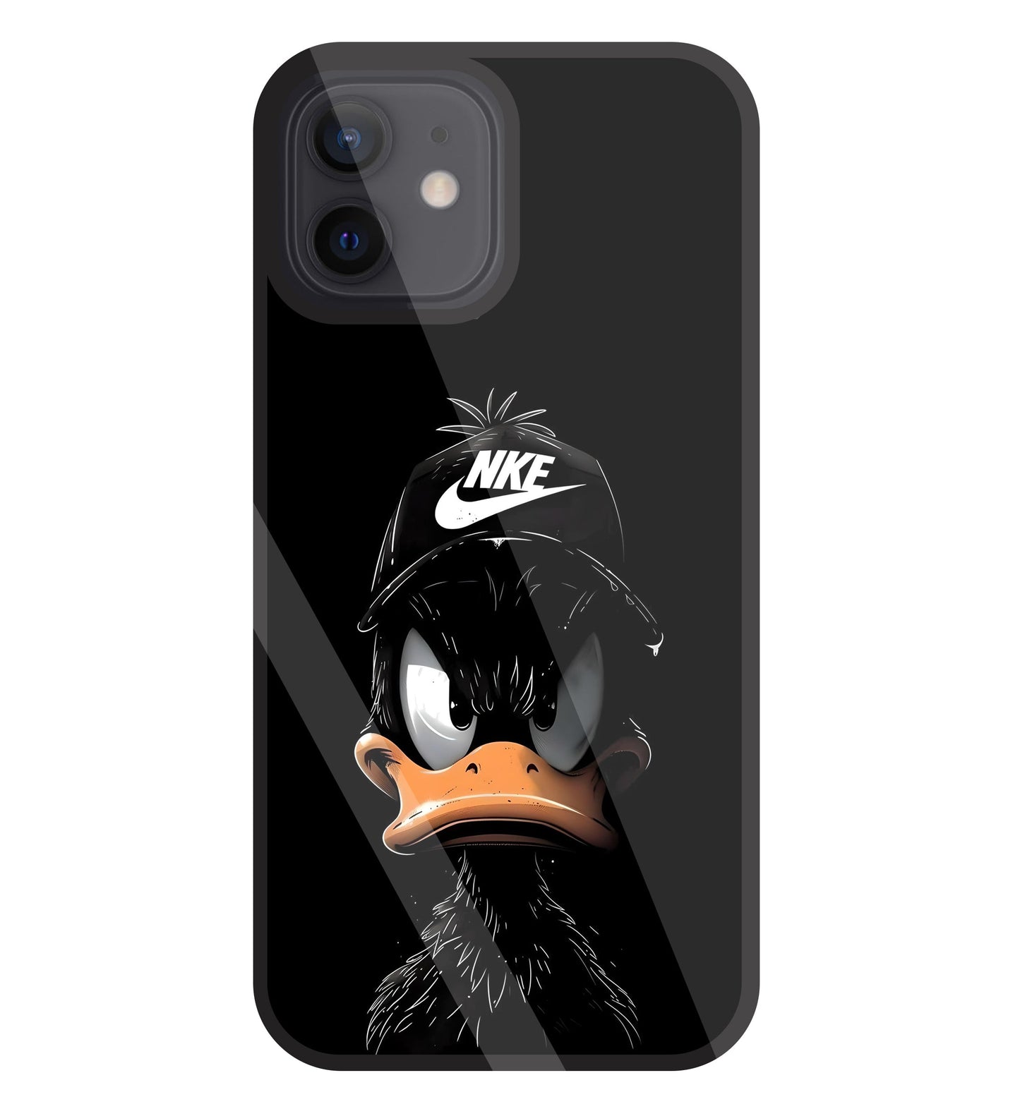 Nike Toon Duck Glass Case For Apple iPhone 12