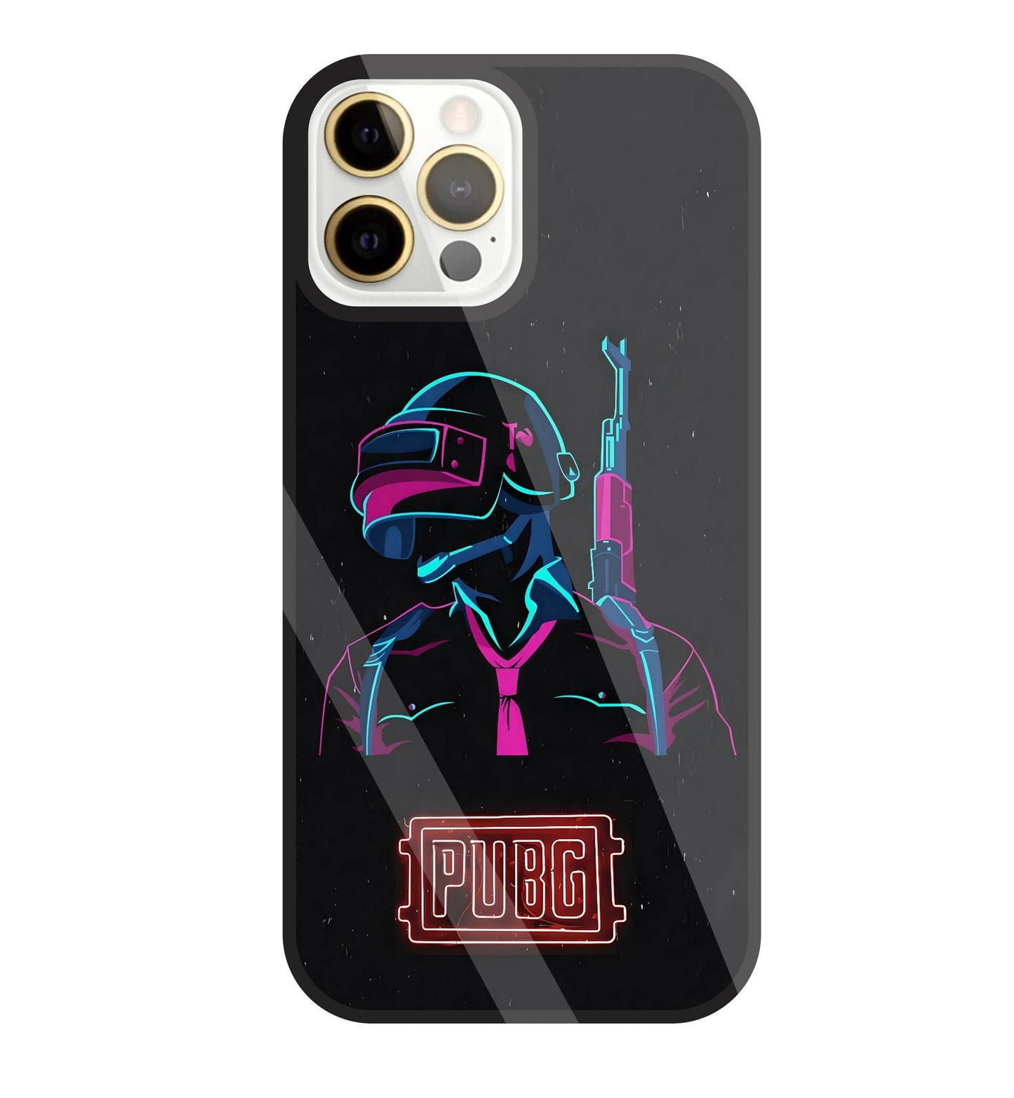 Pubg Glass Case For Apple iPhone 12 Pro Max
