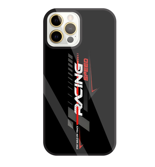 Racing Speed Glass Case For Apple iPhone 12 Pro Max