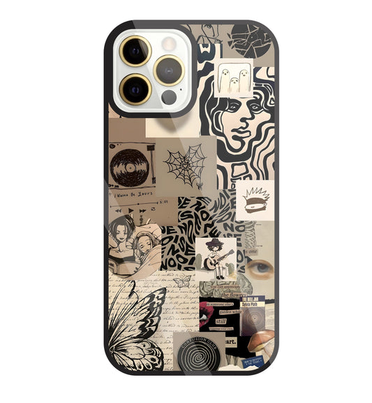 Romantic Lover Glass Case For Apple iPhone 12 Pro Max