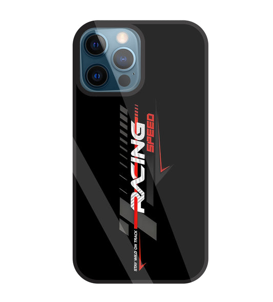 Racing Speed Glass Case For Apple iPhone 12 Pro