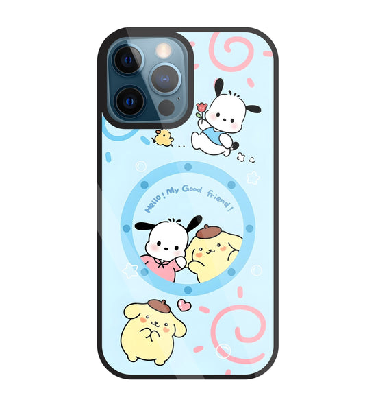Sanrio Friends Glass Case For Apple iPhone 12 Pro
