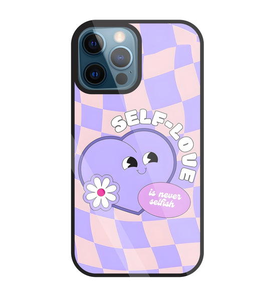 Self Love Glass Case For Apple iPhone 12 Pro
