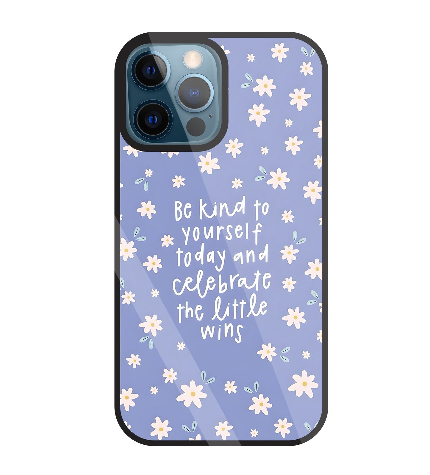 The Little Wine Flower Glass Case For Apple iPhone 12 Pro
