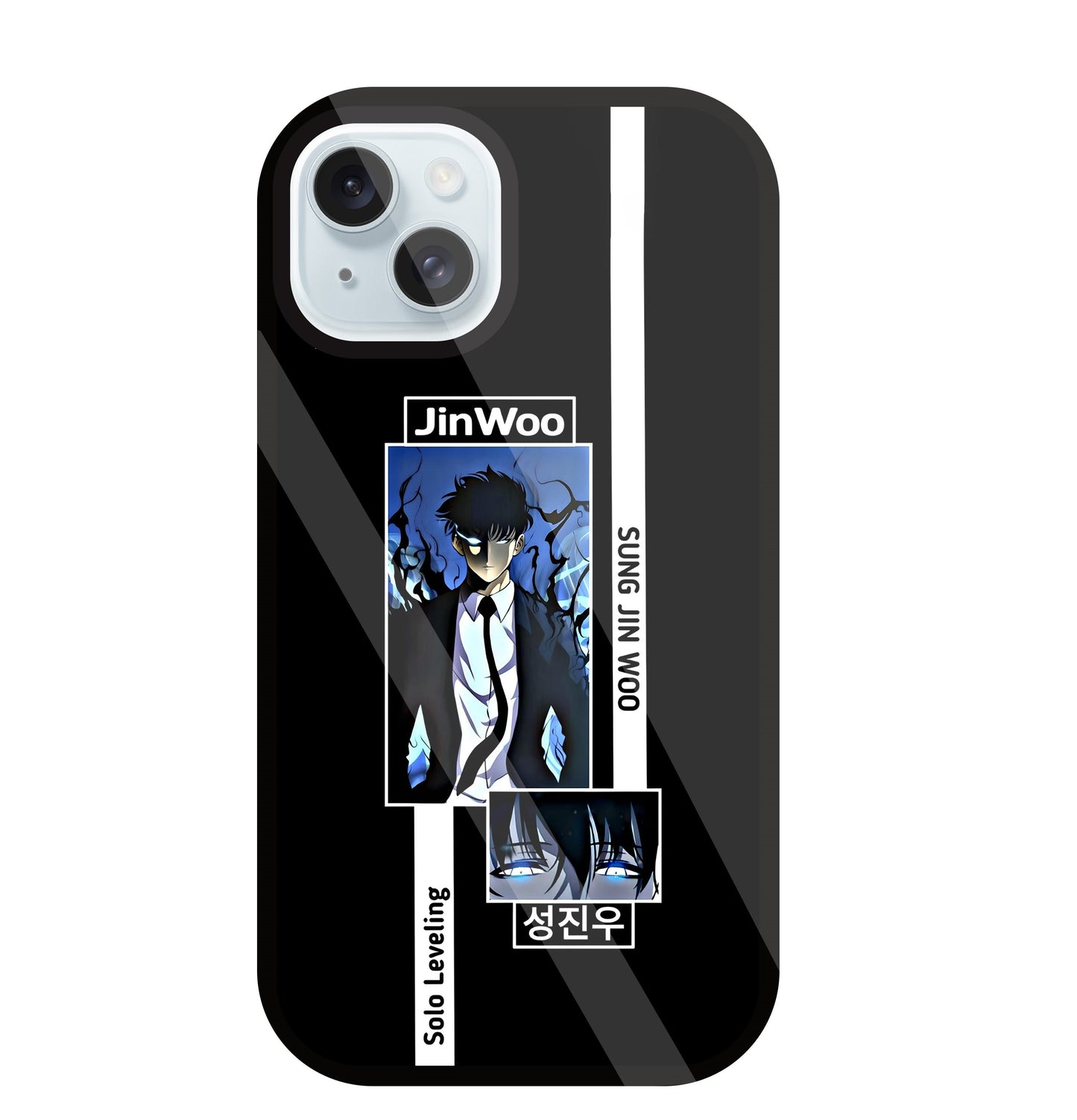 Jin Woo Sung Anime Glass Case For Apple iPhone 13