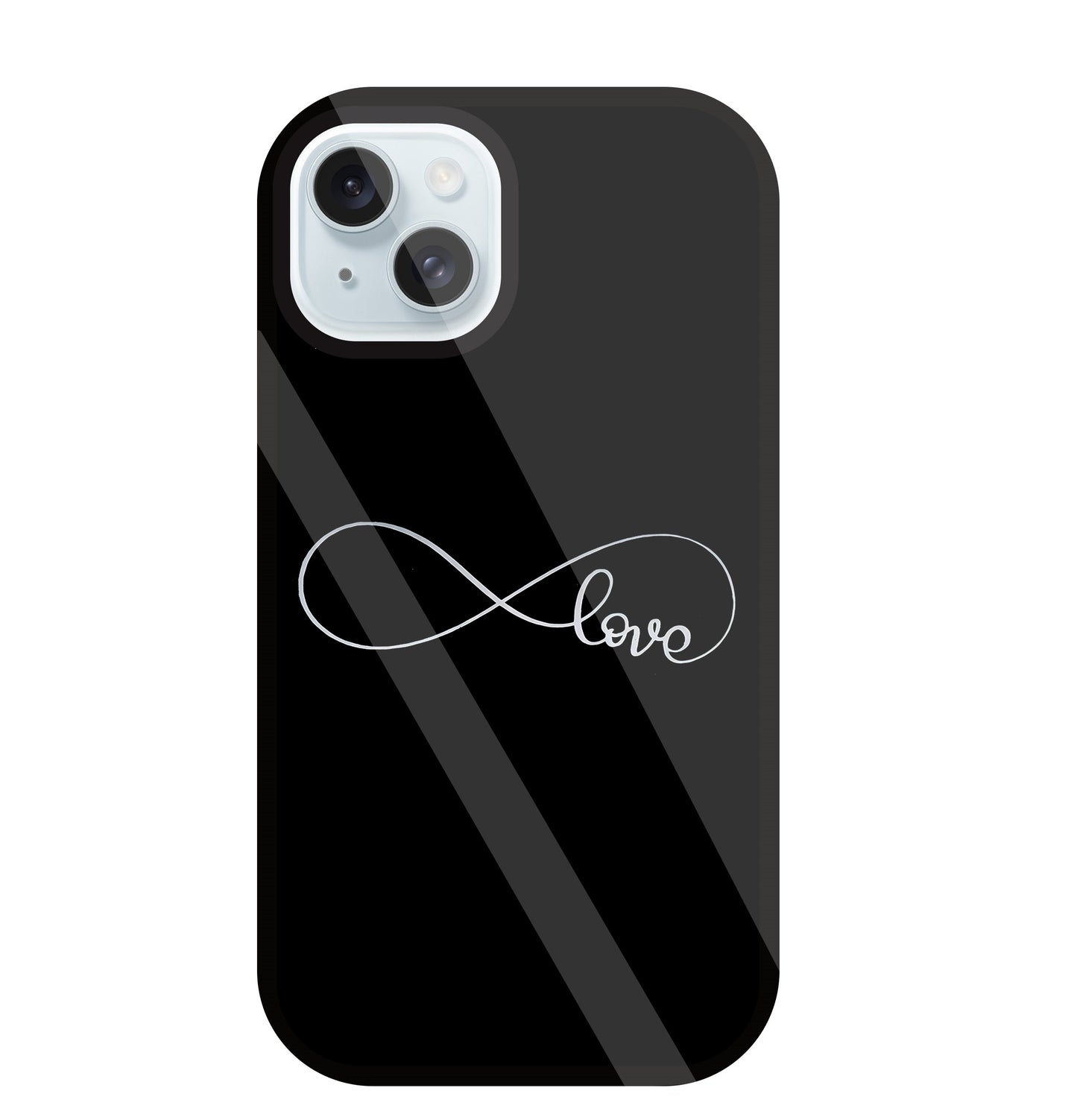 Love Symbol Glass Case For Apple iPhone 13