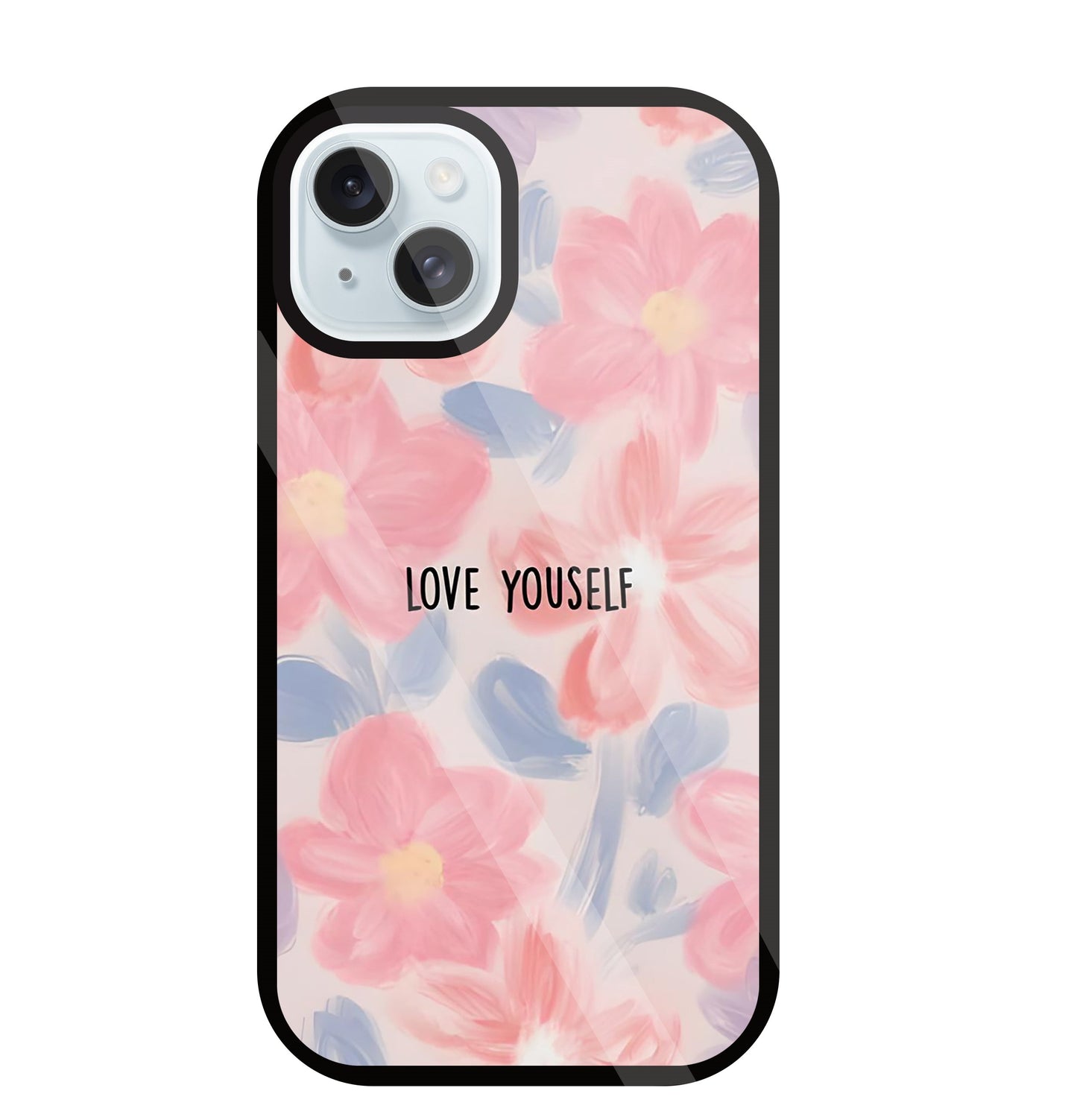 Love Yourself Glass Case For Apple iPhone 13