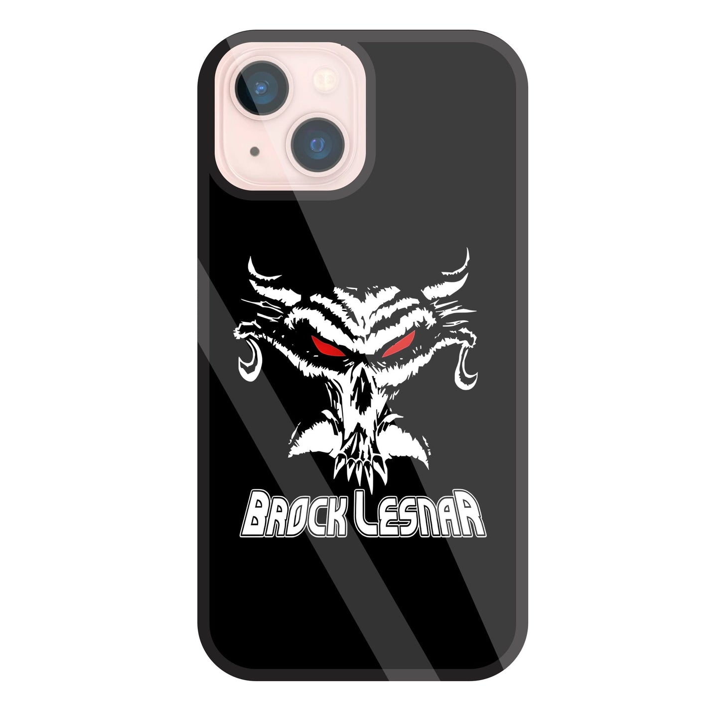 Brock Lesnar WWE Glass Case For Apple iPhone 13 Mini