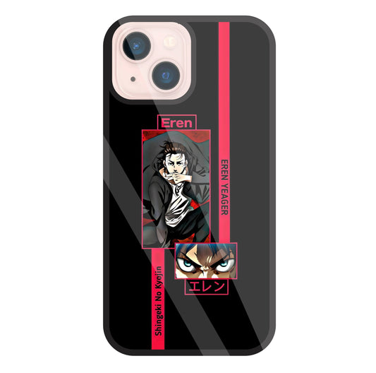 Eren Anime Glass Case For Apple iPhone 13 Mini