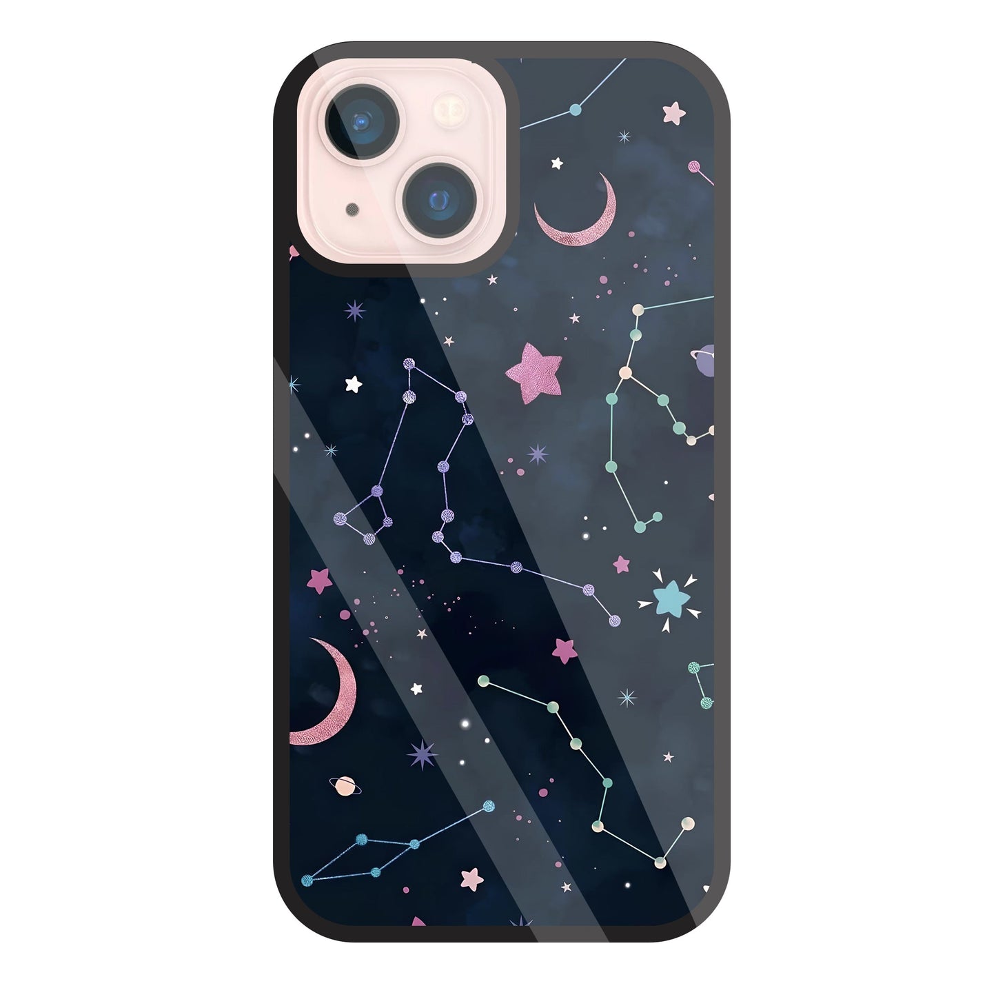 Symbol Of Stars Glass Case For Apple iPhone 13 Mini