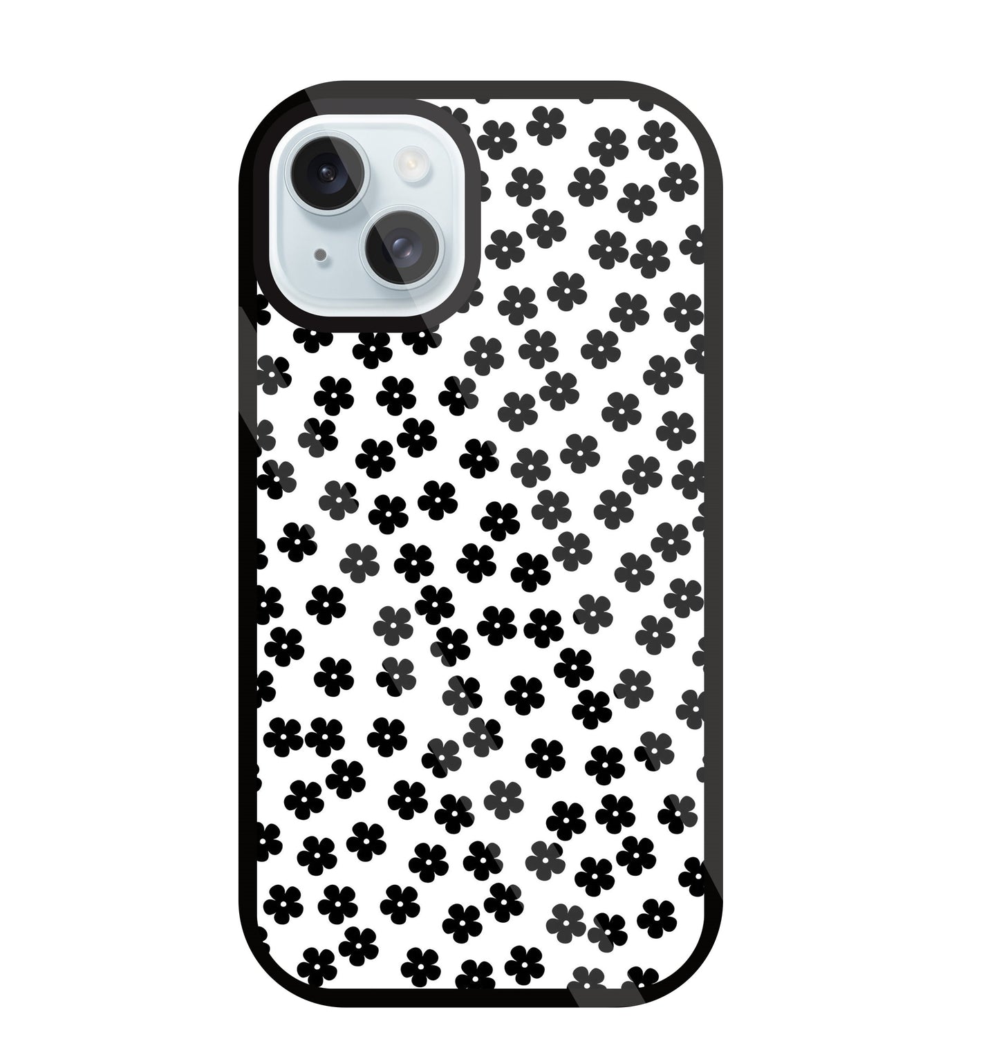 Multiple Daisy flowers Glass Case For Apple iPhone 13