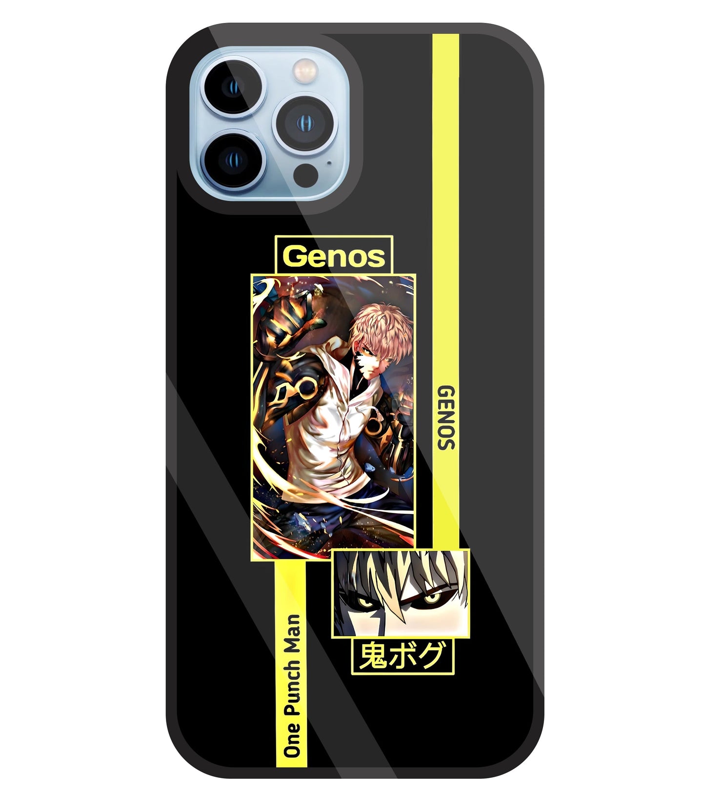 Genos Attack on Titan Glass Case For Apple iPhone 13 Pro