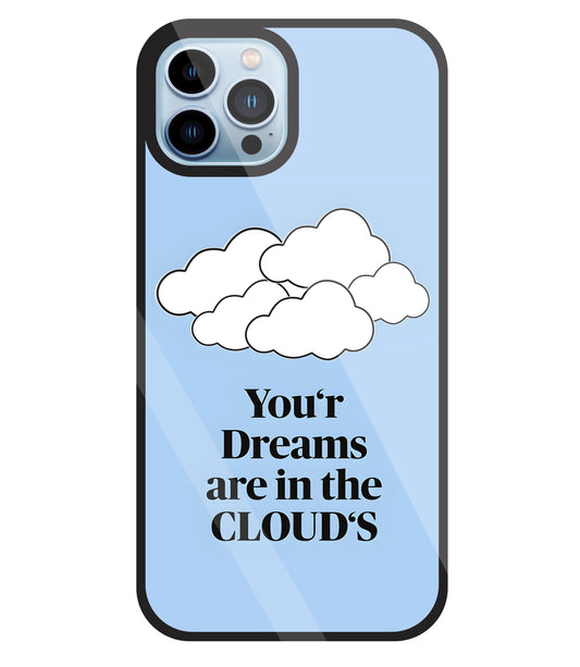 Dreams In The Cloud's Glass Case For Apple iPhone 13 Pro
