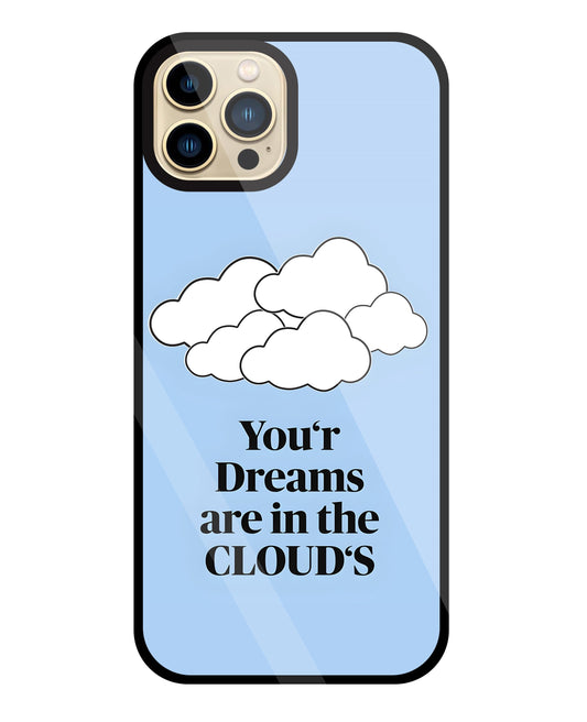 Dreams In The Cloud's Glass Case For Apple iPhone 13 Pro Max