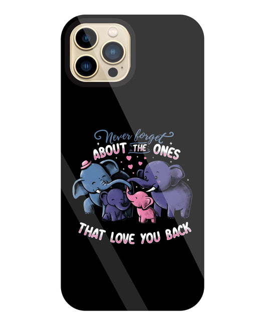 Elephant Family Glass Case For Apple iPhone 13 Pro Max