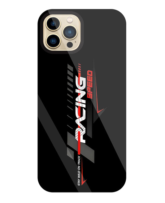 Racing Speed Glass Case For Apple iPhone 13 Pro Max
