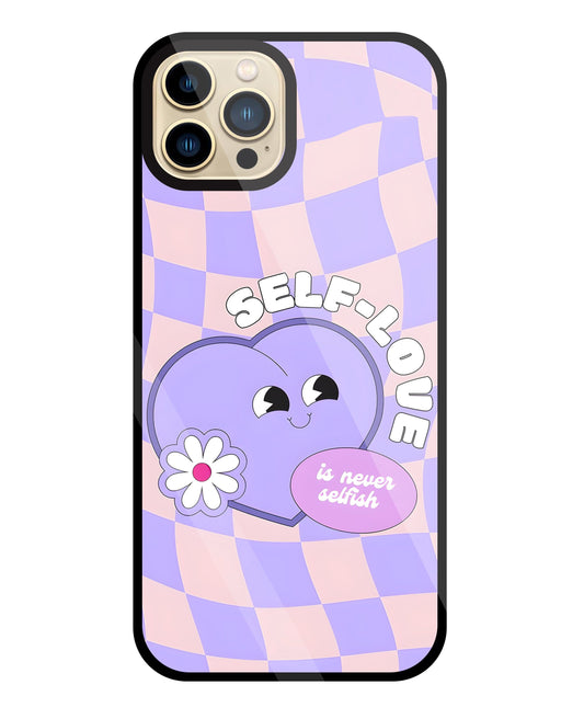 Self Love Glass Case For Apple iPhone 13 Pro Max