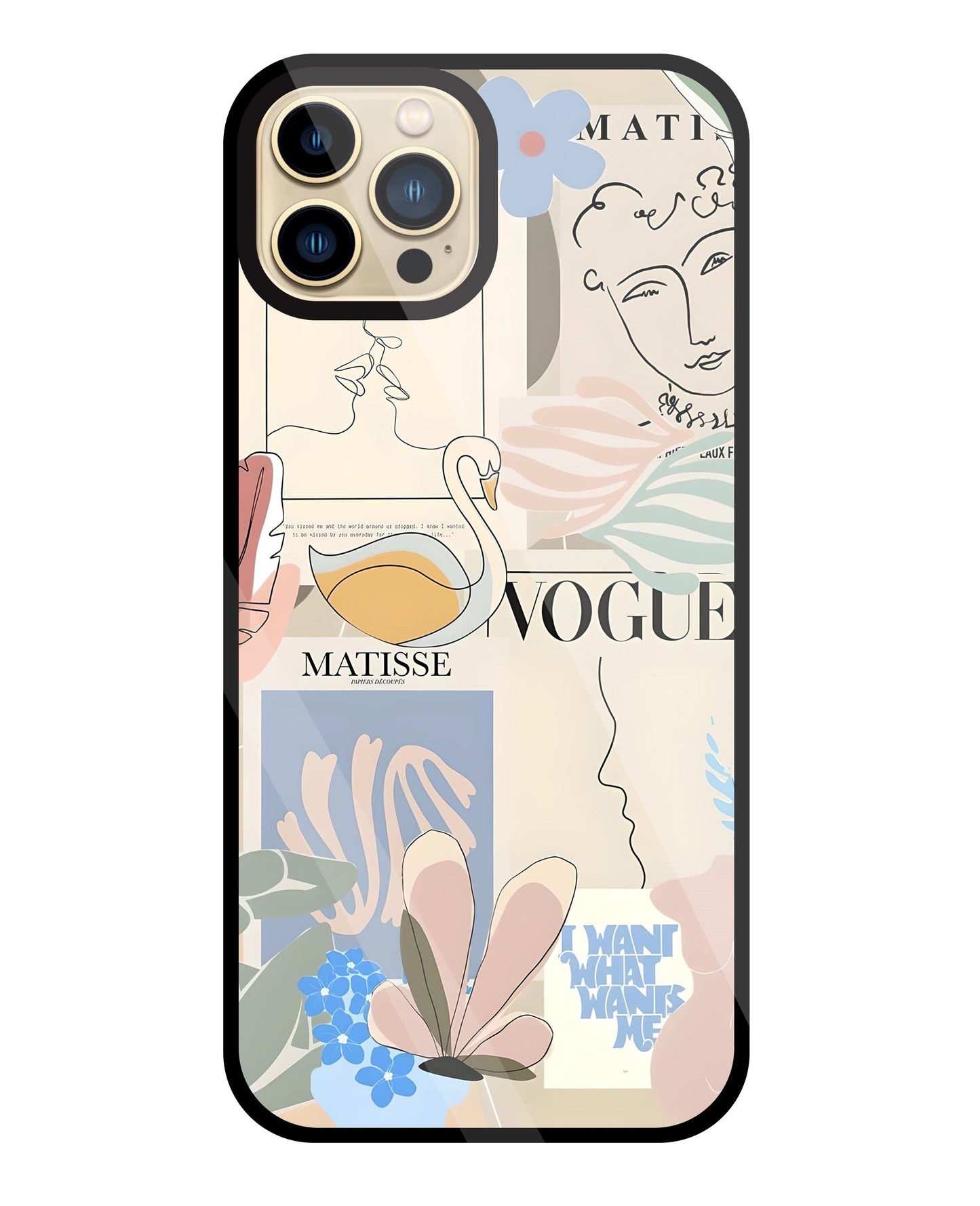 The Kiss Art Glass Case For Apple iPhone 13 Pro Max