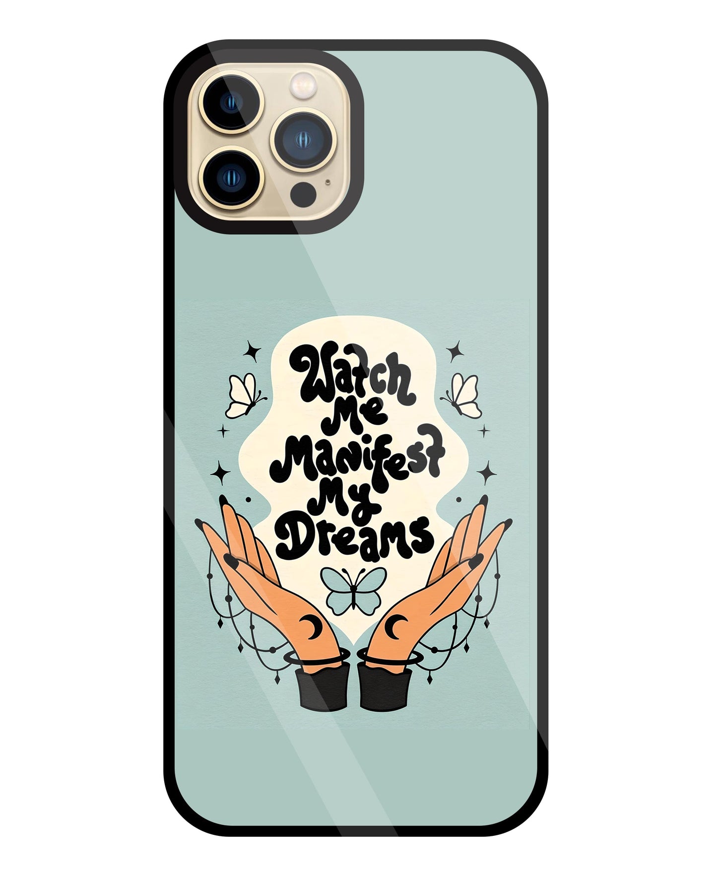 Watch Me Dream Glass Case For Apple iPhone 13 Pro Max