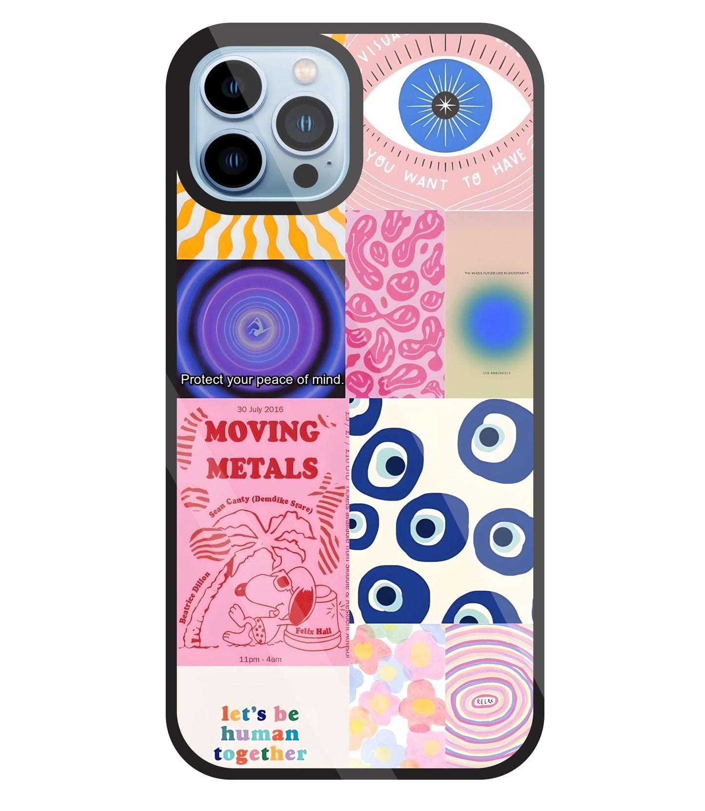 Peace Of Mind Glass Case For Apple iPhone 13 Pro
