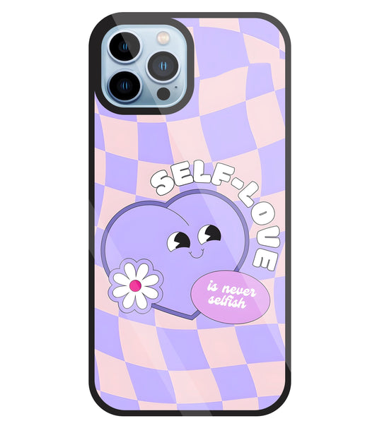 Self Love Glass Case For Apple iPhone 13 Pro