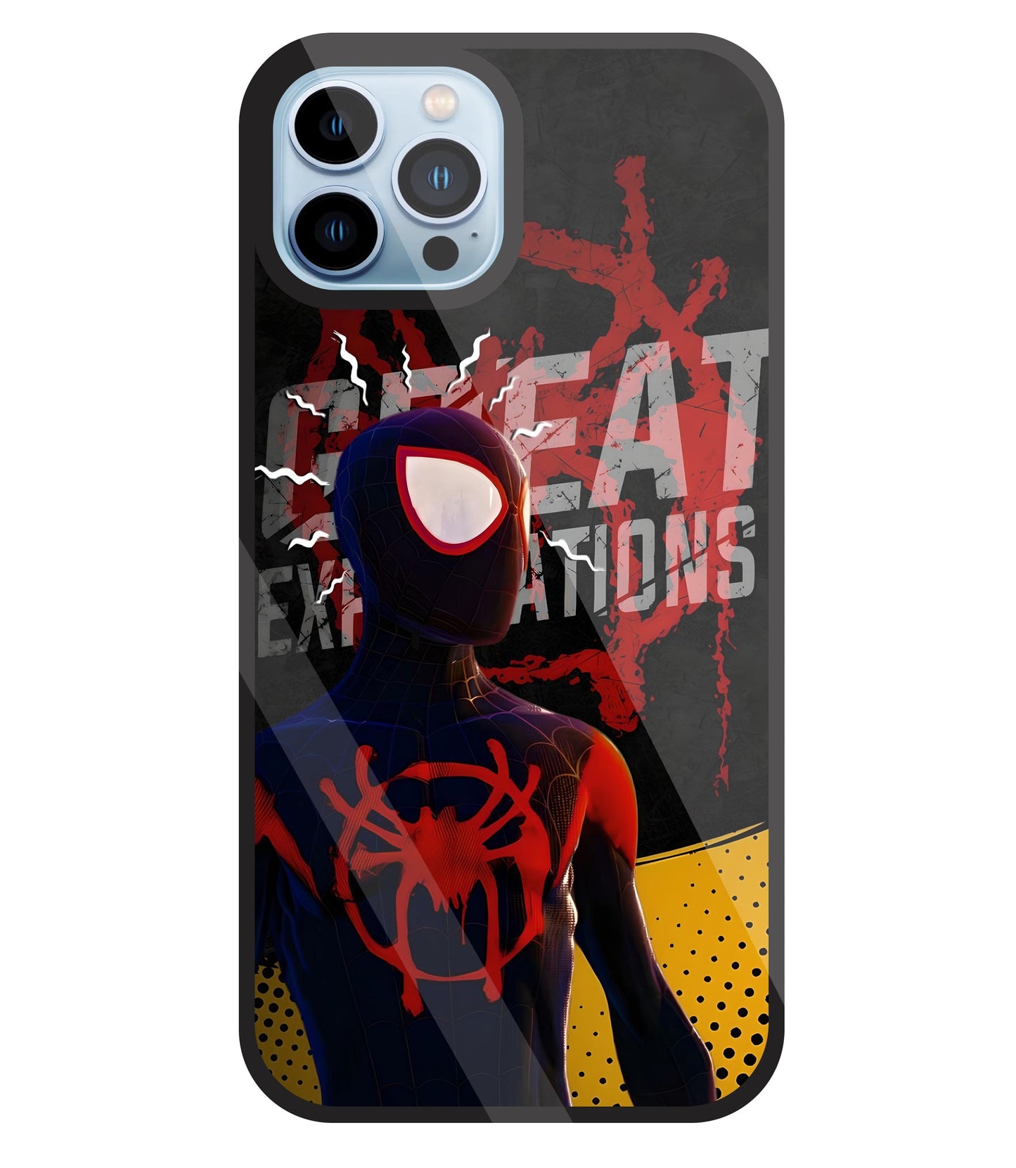Spidy Sense Glass Case For Apple iPhone 13 Pro
