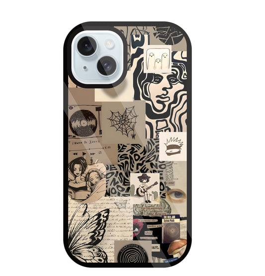 Romantic Lover Glass Case For Apple iPhone 13