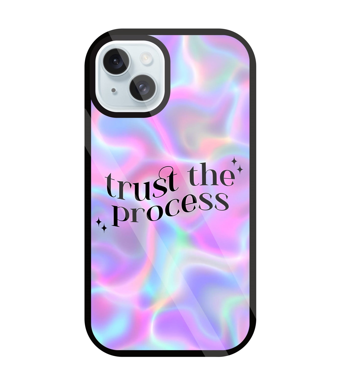 Trust the Process Glass Case For Apple iPhone 13