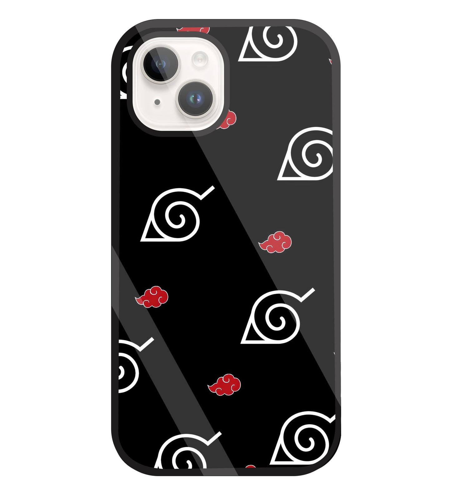 Itachi sharigan Sign Glass Case For Apple iPhone 15