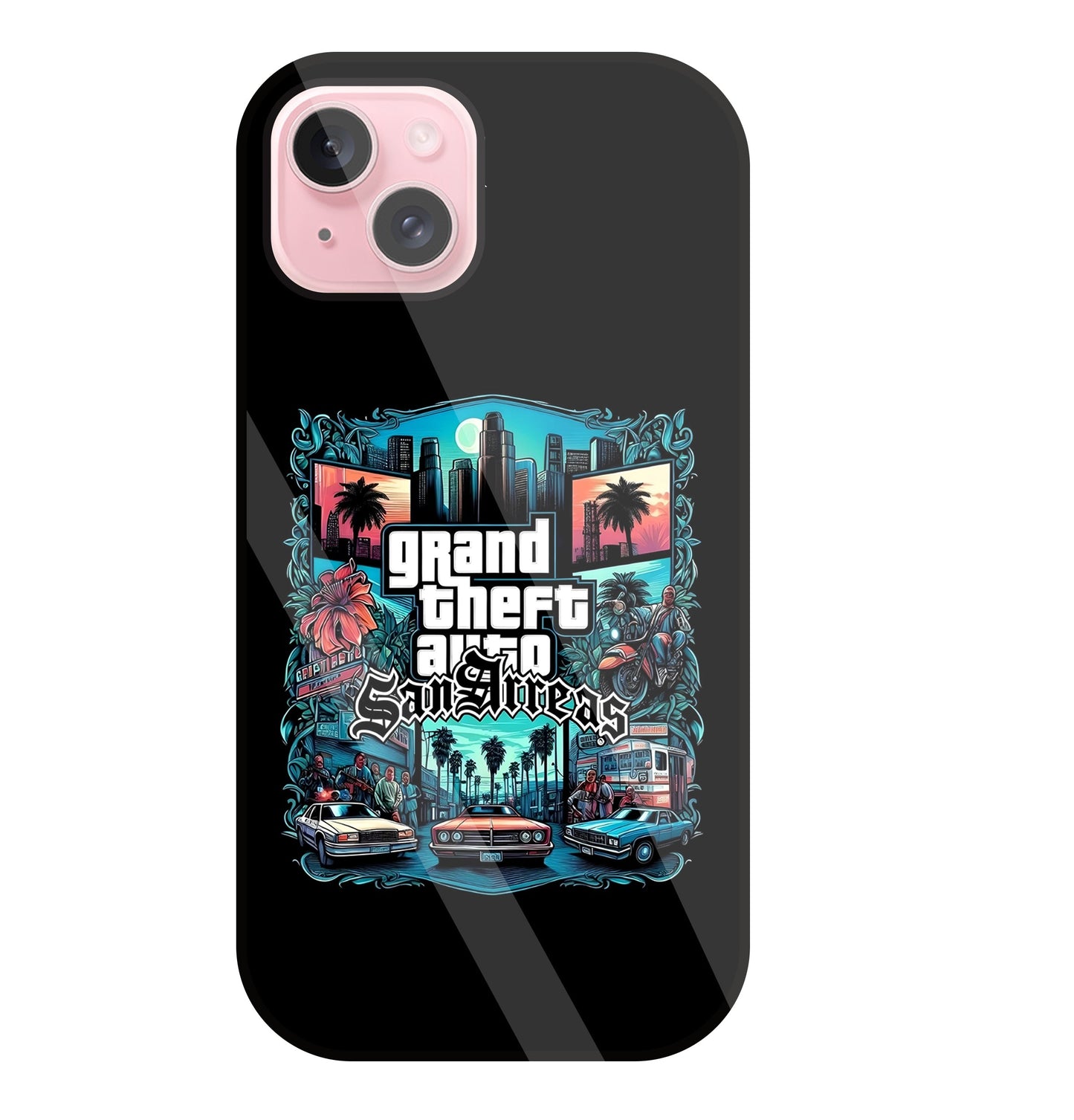 GTA Sanareas Glass Case For Apple iPhone 15 Plus