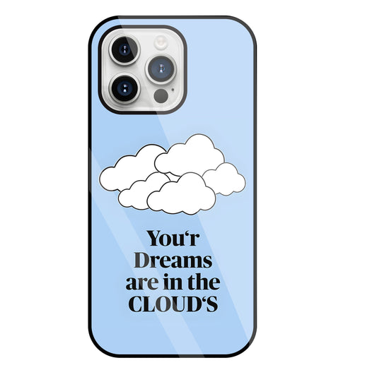 Dreams In The Cloud's Glass Case For Apple iPhone 15 Pro Max