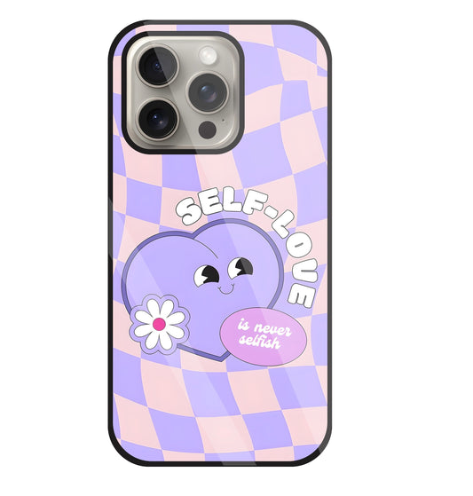Self Love Glass Case For Apple iPhone 15 Pro