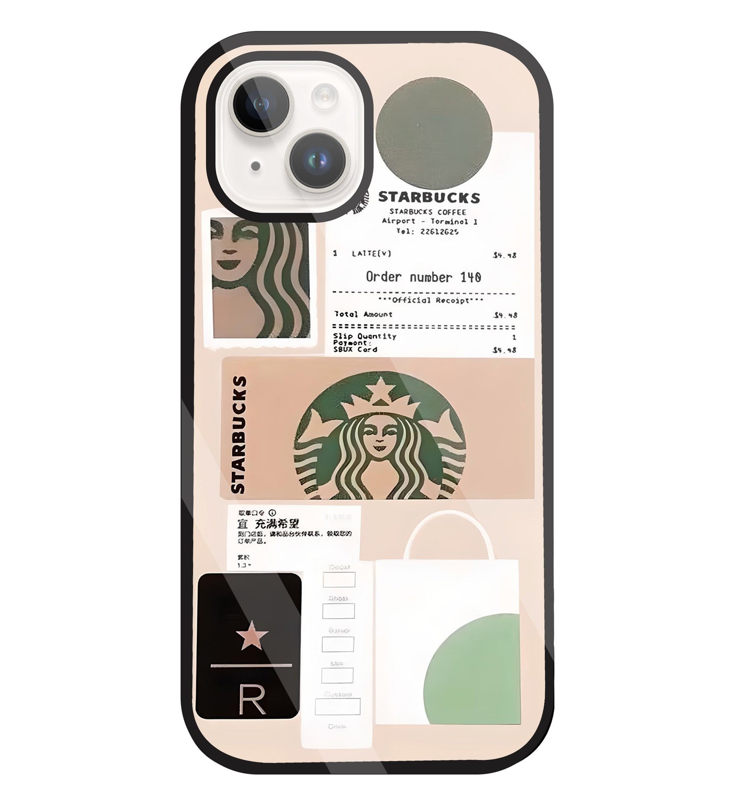 Starbucks Order No Glass Case For Apple iPhone 15