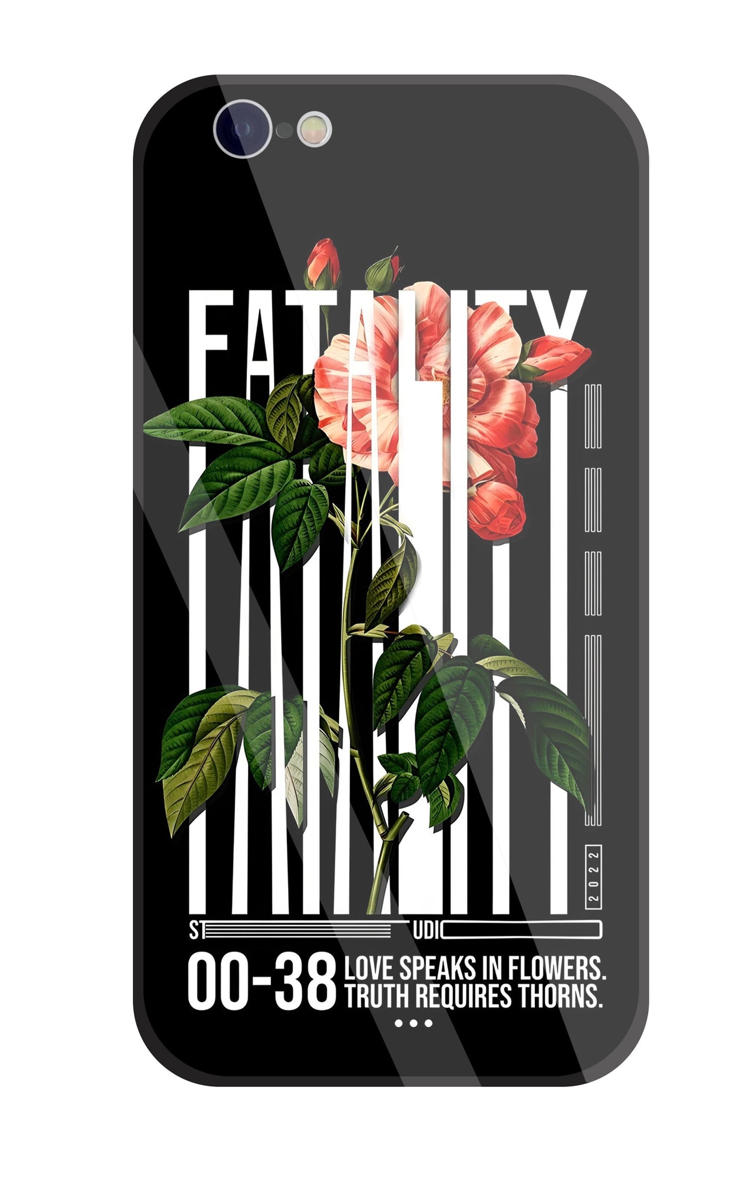 Fatality Flower Glass Case For Apple iPhone 6 / 6s