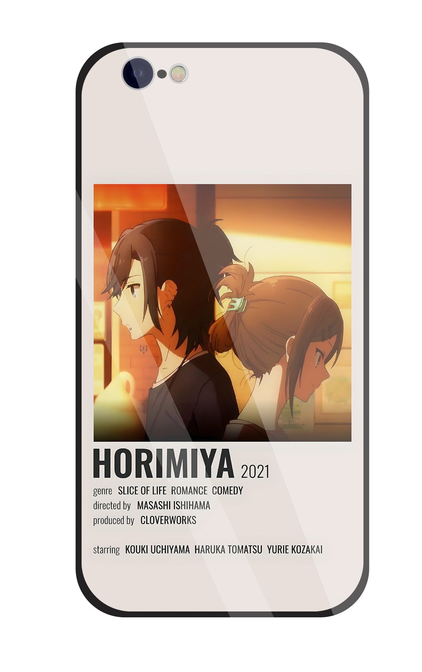 Horimiya Glass Case For Apple iPhone 6 / 6s