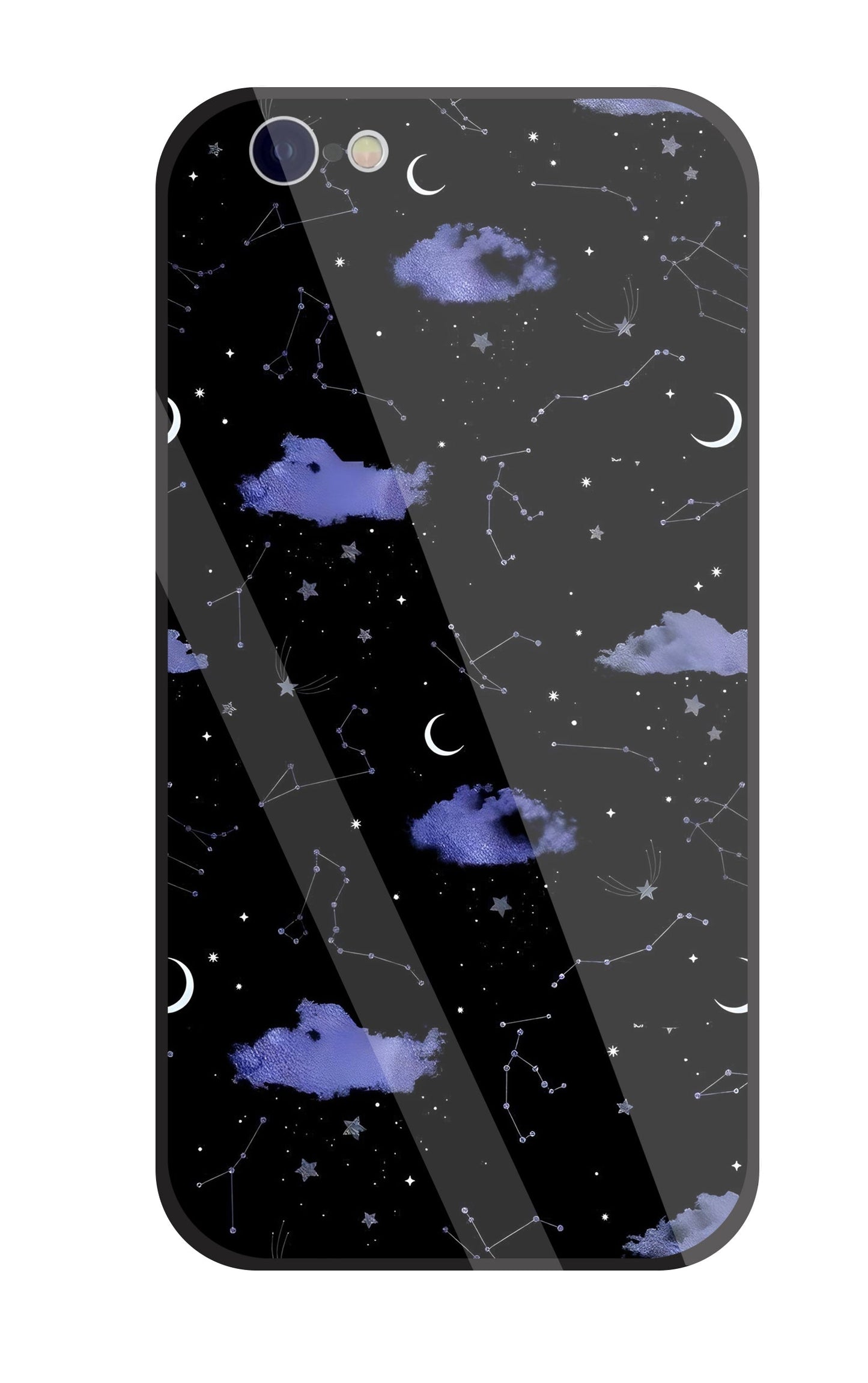 Night Sky Constellations and Stars Glass Case For Apple iPhone 6 / 6s