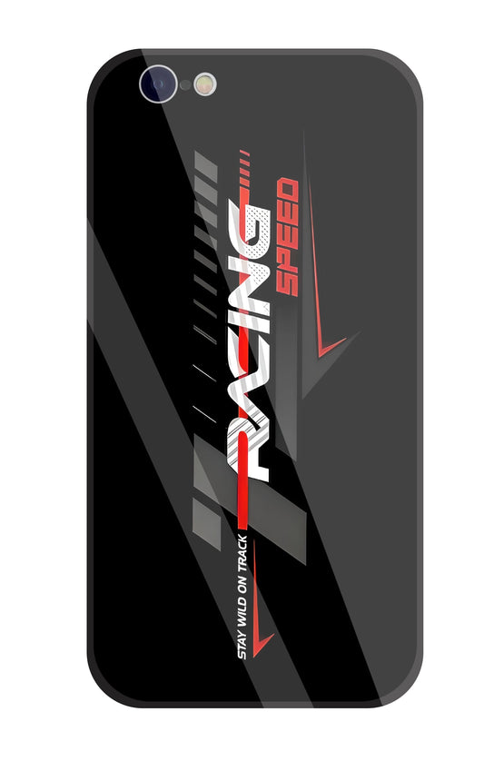 Racing Speed Glass Case For Apple iPhone 6 / 6s