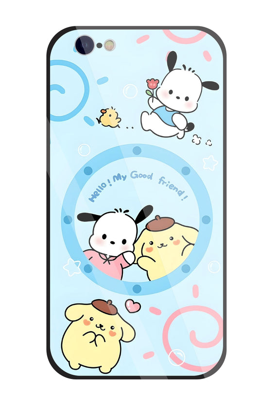 Sanrio Friends Glass Case For Apple iPhone 6 / 6s
