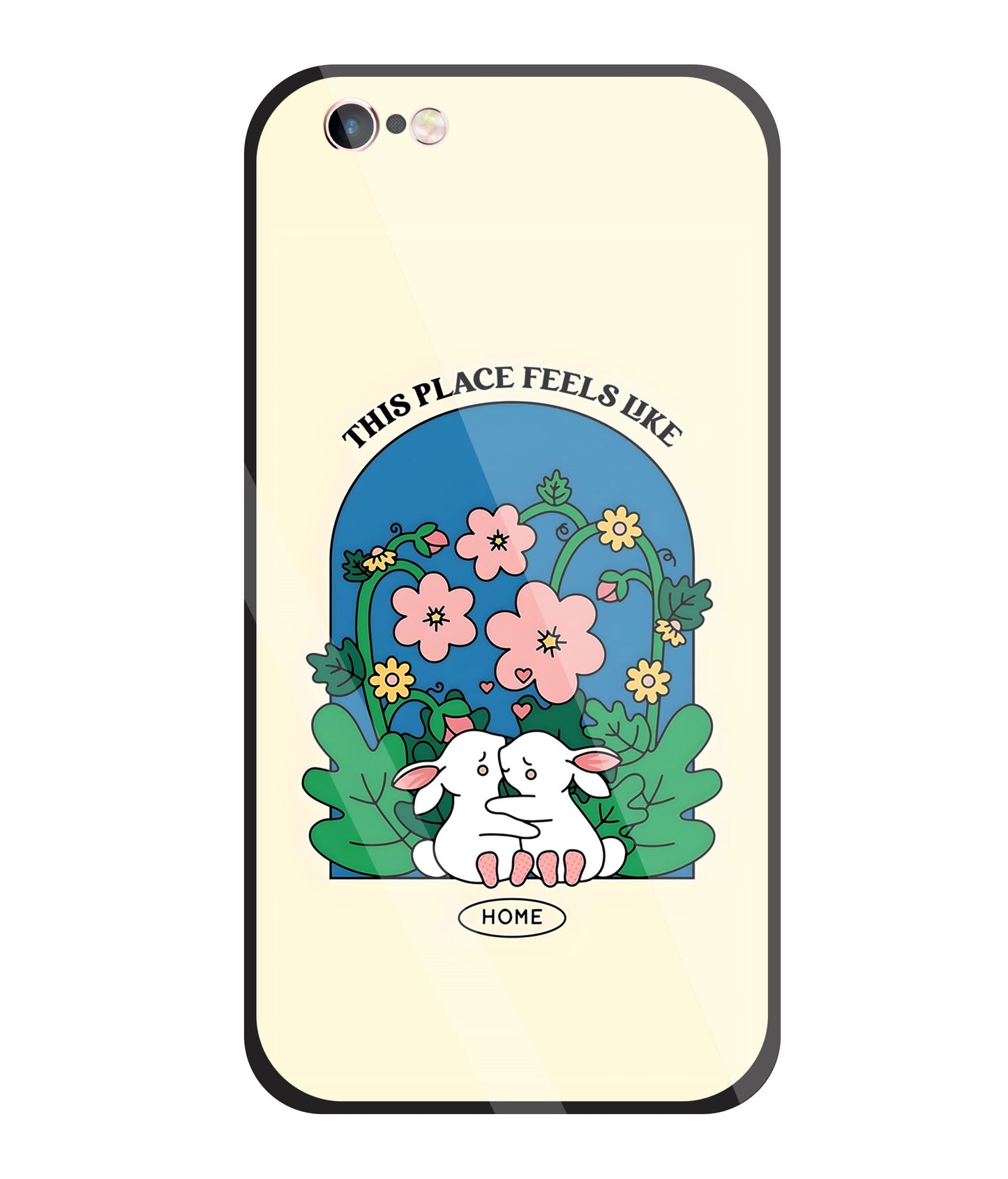 Feels Like Home Glass Case For Apple iPhone 6 +