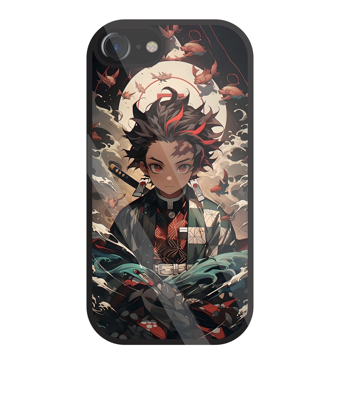 Demon Slayer Glass Case For Apple iPhone 7