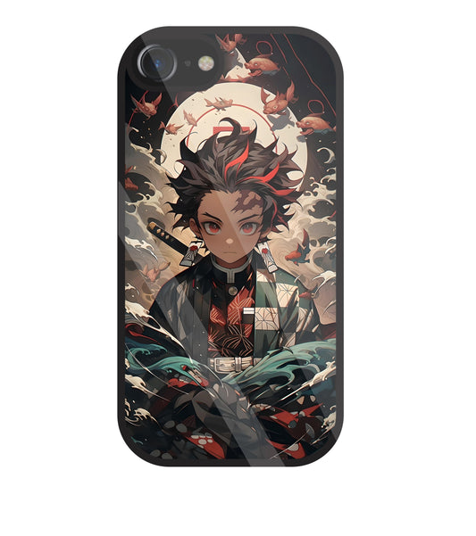 Demon Slayer Glass Case For Apple iPhone 7