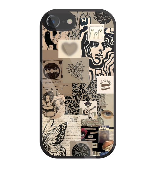 Romantic Lover Glass Case For Apple iPhone 7