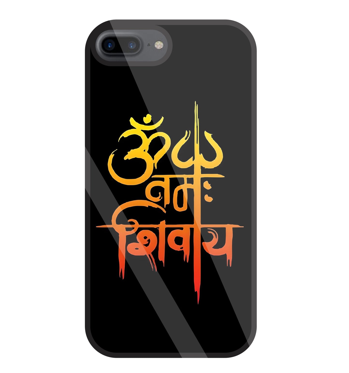 Om Namah Shivaye Glass Case For Apple iPhone 7 +