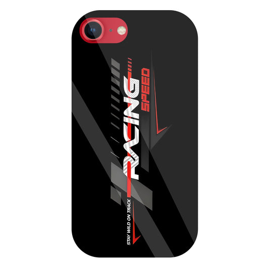 Racing Speed Glass Case For Apple iPhone 8