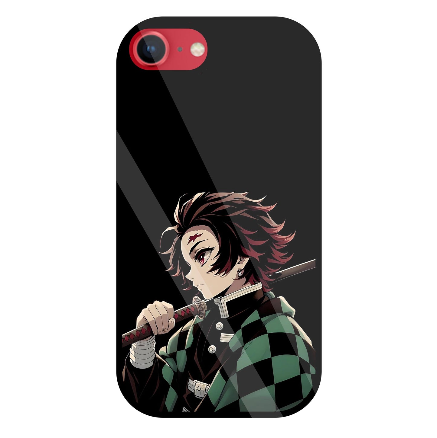 Tanjiro Kamado Glass Case For Apple iPhone 8