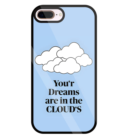 Dreams In The Cloud's Glass Case For Apple iPhone 8 +