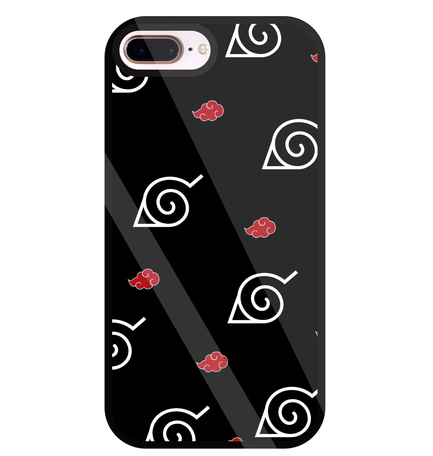 Itachi sharigan Sign Glass Case For Apple iPhone 8 +