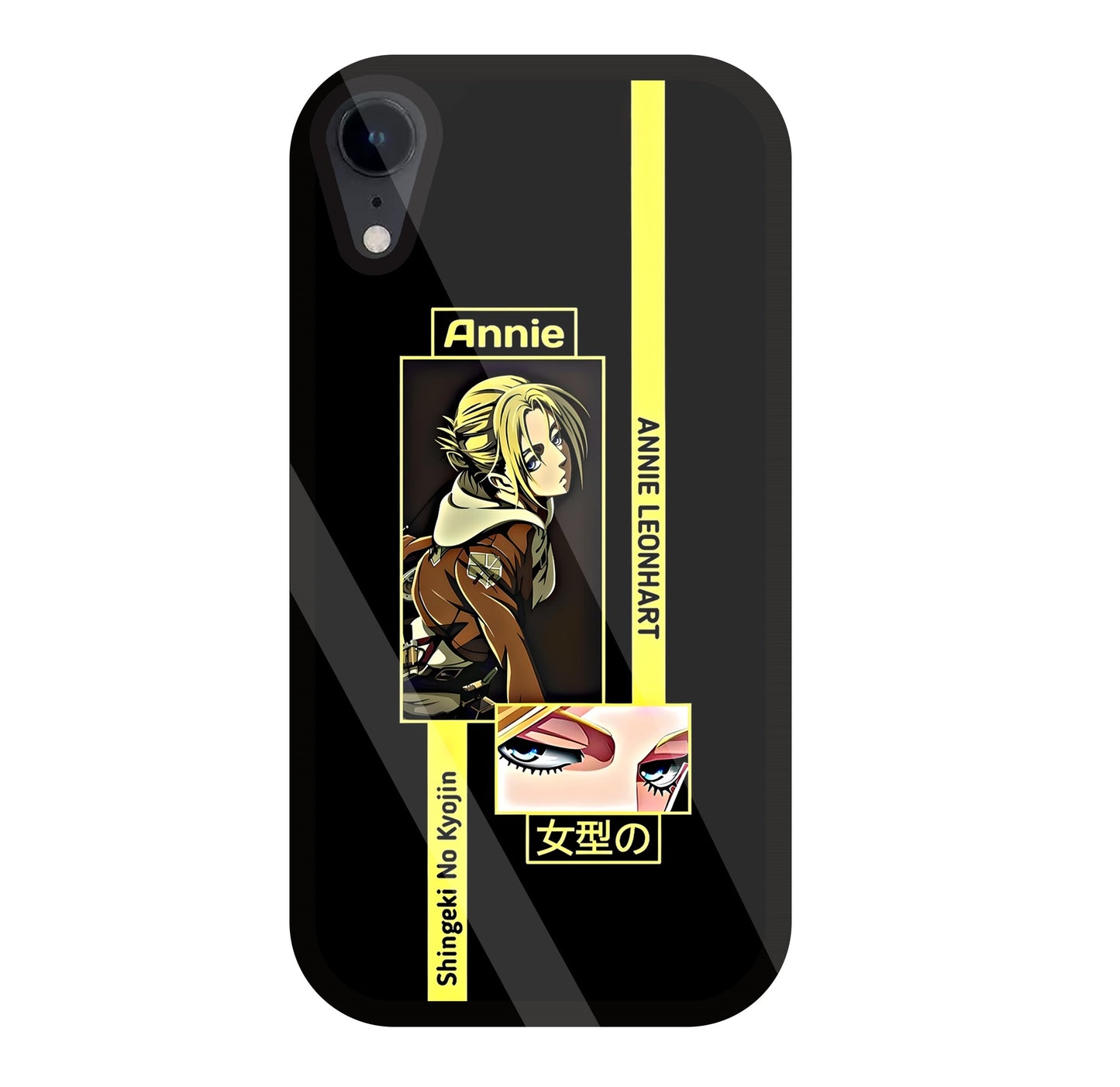 Annie Attack on Titan Glass Case For Apple iPhone Xr